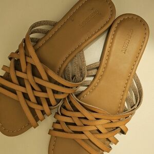 Old Navy Women's Brown Strappy Sandals